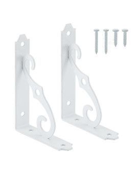 Home Master Hardware Decorative Shelf Brackets 5X312 In Wall Mounted Floating Shelf Bracket L Heavy Duty Support Corner Brace