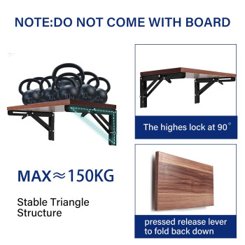 Folding Shelf Brackets 16 Inch 4 Pcs Heavy Duty Shelf Brackets Collapsible Metal Shelf Brackets For Foldable Shelf Bench Tabl