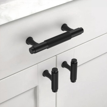 Asidrama 10 Pack 3 Inch76Mm Matte Black Kitchen Cabinet Pulls Cabinet Pulls Kitchen Cabinet Hardware For Cupboard Drawer Pull