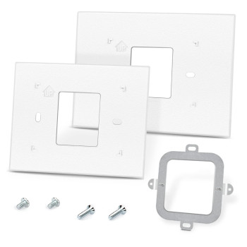 Thermostat Wall Plate For Honeywell Thp2400A1027W Wall Thermostat White Covers Assembly Suitable For Rth9585Wf Rth8560D Th932