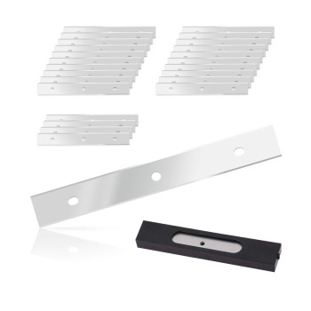 Ehdis 6 Inch Razor Blades Paint Scraper Replacement Stainless Steel Blades For Window Scrapers Double Edged Razor Blades Pack