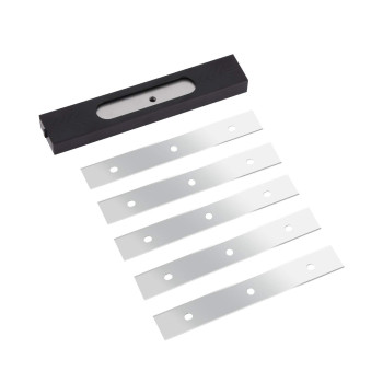 Ehdis 6 Inch Razor Blades Paint Scraper Replacement Stainless Steel Blades For Window Scrapers Double Edged Razor Blades Pack