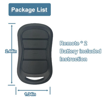 Upgraded G3Tr G3Tbx G3Ta O3Ta Universal Garage Door 3Button Remote Fit For Genie And Overhead Intellicode Garage Door Open