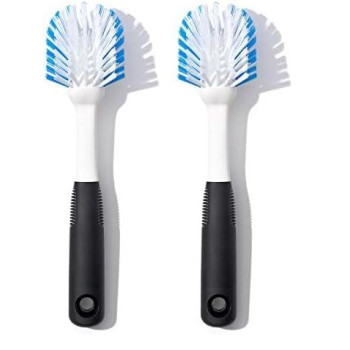 Oxo Good Grips Dish Brush Whiteblack Pack Of 2