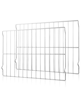 Upgraded 2Pcs Range Oven Rack W10256908 For Whirlpooljennair Range Replaces W10138079 3195710 W10179196 24 X 1534 Inch