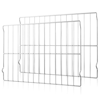 Upgraded 2Pcs Range Oven Rack W10256908 For Whirlpooljennair Range Replaces W10138079 3195710 W10179196 24 X 1534 Inch