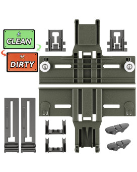 Upgraded W10350376 Dishwasher Top Rack Adjuster Parts For Whirlpool Kenmore W10195840 Kuds30Ixss4 Upper Rack Part Kuds30Fxss5 Di