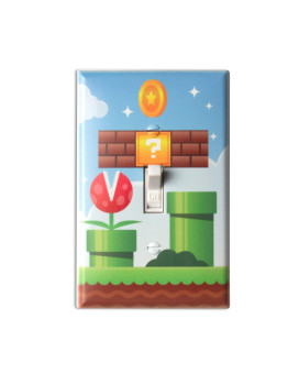 Mario Light Switch Cover Wall Plate Room Decor Wp08