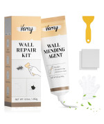 Verny 85Oz Drywall Repair Kit Spackle Wall Repair Wall Mending Agent With Scraper Quick And Easy Solution For Filling Holes