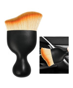 Ziciner Car Detailing Brush Curved Soft Bristles Auto Removal Dust Collectors Universal Vehicle Dashboard Air Conditioner Ven