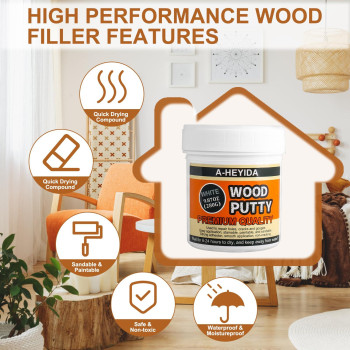 Wood Filler Wood Putty Wood Filler Paintable Stainable Wood Repair Putty For Wood Cracks And Holes On Any Wooden Floor Furn