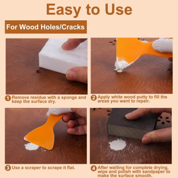 Wood Filler Wood Putty Wood Filler Paintable Stainable Wood Repair Putty For Wood Cracks And Holes On Any Wooden Floor Furn