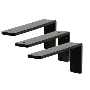 Countertop Support Bracket 12 Inch 3 Pack 38 Thick Heavy Duty Granite Support Bracket 12X6X25 L Shape Shelf Bracket Ir