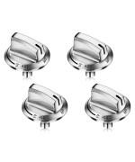 Grealth 4Pack Upgraded 5304525746 Gas Stove Knobs For Fridgidaire Ffgc3026Ss Ffgc3626Ss Etc Burner Range Control Knob 53045048