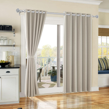 Silver Curtain Rods For Windows 48 To 84 Inch Usfook 78 Inch Telescoping Splicing Drapery Rods Decoration For Home With Decor