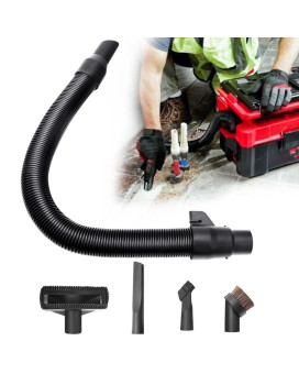 14370105 18V28V Wetdry Vac Hose Assembly With Universal Attachments Adapter Kit Compatible With Milwaukee M18 Vacuum 088020