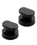 Cckhdd 2 Pcs Strong Suction Cup Glass Mirror Door Handle Super Suction Vacuum Suction Cup Bathroom Sliding Door Handle Drawer F