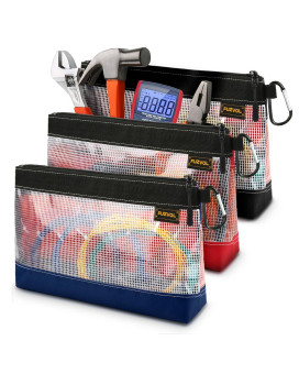 Clear Tool Pouch Small Tool Bag 12 Zipper Pouch Tool Pouch Bag For Tool Box Organizers And Storage Heavy Duty Small Tool P