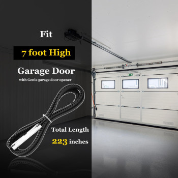 37561Rs Belt Fit 7 Ft Garage Door Compatible With Genie Silentmax 1000 Silentmax 1200 Intellig 1000 Intellig 1200 Replacem