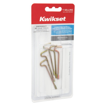 Kwikset Emergency Release Key Tool Kit For Privacy Door Handle Lockset 5 Pack