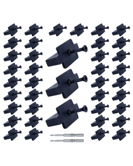 600Pcs Hidden Fasteners Deck Fastener Clip Universal Nylon Clips Decking Fasteners Preloaded T Clips For Installing Composite De