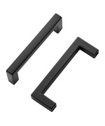 Joy Decor 30 Pack Solid 3 Inch Kitchen Cabinet Handles Square Matte Black Cabinet Pulls Black Handles For Kitchen Cabinet Hardwa