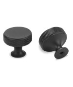 Bukobyhe 10 Pack Kitchen Cabinet Knobs Matte Black Cabinet Pulls Black Knurled Drawer Knobs Kitchen Hardware Kitchen Handles For