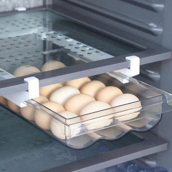 Moretoes Egg Holder For Refrigerator Fridge Organization Egg Container For Refrigerator Fridge Egg Drawer Organizer Holder Tr