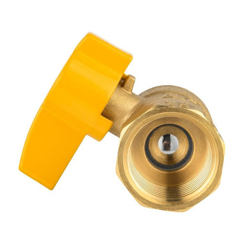 Pack Of 5 Efield 34Inch Fip X 58Inch Od Flare Straight Gas Brass Ball Valve Connector With Quarterturn Lever Handle Csa