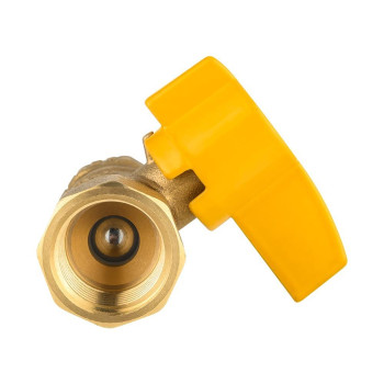 Pack Of 5 Efield Gas Ball Valve With 34 Fip X 34 Fip Brass Fittings For Gas Connectors With Quarterturn Csa Approved