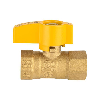 Pack Of 5 Efield Gas Ball Valve With 34 Fip X 34 Fip Brass Fittings For Gas Connectors With Quarterturn Csa Approved