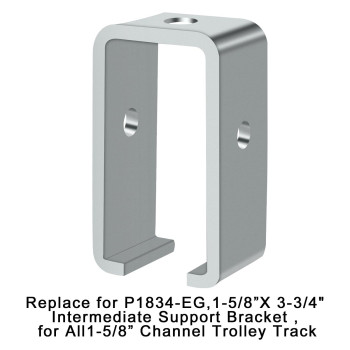 Channel Trolley Track Hanger Bracket P1834Eg Intermediate Support Hanger Bracket For All 158 Strut Channel Heavy Duty Tra