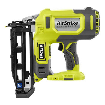 Ryobi One 18V 16Gauge Cordless Airstrike Finish Nailer Tool Only P326 Green