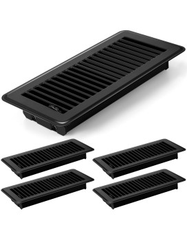 Retisee 4X12 Inches Floor Vent Covers Heavy Duty Floor Register Easy Installation Metal Heat Vent Covers With Rust Proof Finish