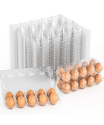 Egg Cartons Cheap Bulk 60 Pack Egg Cartons Reusable 10 Count Clear Plastic Wholesale Egg Carton For Egg Packaging Chicken Egg