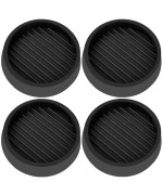 Vocomo 3X3 Caster Cups Round Rubber Furniture Coasters With Antisliding Floor Grip Non Skid Furniture Pads Furniture Floor Pr