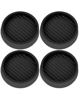 Vocomo 3X3 Caster Cups Round Rubber Furniture Coasters With Antisliding Floor Grip Non Skid Furniture Pads Furniture Floor Pr