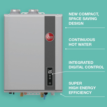 Rheem Rrtgh84Dvln3701171 Rheem Rtgh Series 84 Gpm 157 000 Btu 120 Volt Residential Indoor Natural Gas Tankless Water Heater Sta