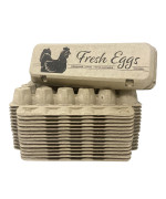 Cackle Hatchery Printed Paper Pulp Egg Cartons Fresh Eggs 15