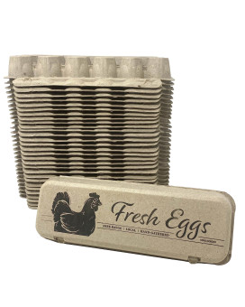 Cackle Hatchery Printed Paper Pulp Egg Cartons Fresh Eggs 30