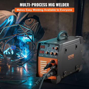 Vevor Mig Welder 3 In 1 270 Amp Welding Machine 110 220V Mig Tig Arc Welder Portable Tig Welder Lift Arc Welder With Igbt Dc