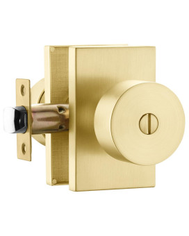 Goldenwarm Gold Door Knobs Interior Zincalloy Heavy Duty Interior Door Knobs Bedroom Brass Door Knobs Brushed Gold Privacy D