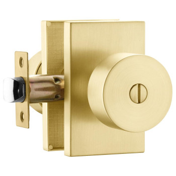 Goldenwarm Gold Door Knobs Interior Zincalloy Heavy Duty Interior Door Knobs Bedroom Brass Door Knobs Brushed Gold Privacy D