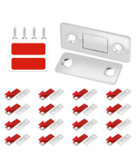 Redunest Cabinet Magnetic Catch 20 Pack Ultra Thin Magnetic Cabinet Door Catch Adhesive Cabinet Magnets For Kitchen Drawer Cab