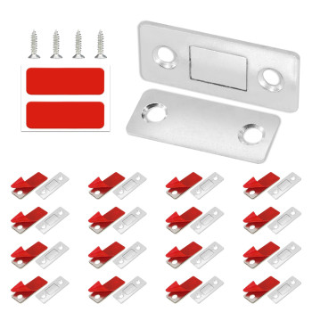 Redunest Cabinet Magnetic Catch 20 Pack Ultra Thin Magnetic Cabinet Door Catch Adhesive Cabinet Magnets For Kitchen Drawer Cab