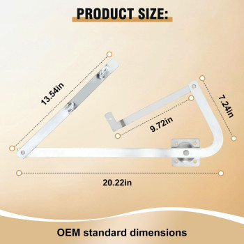 Attic Ladder Hinge Arms Compatible With Werner Mk5 Wu2210 W2208 W2210 Suitable For Werner Attic Ladders Manufactured After 2