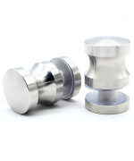 Kyuionty 2 Pack Shower Glass Door Handle Stainless Steel Shower Doors Knob One Sided Pull Hardware For Bathroom Glass Doors Br