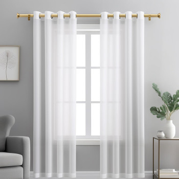 Simewin Heavy Duty Curtain Rods For Windows 66 To 120 Inches 1 Inch Gold Curtain Rods For Bedroom Living Room Patio Kitchen