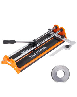 Vevor Manual Tile Cutter 17 Inch Porcelain Ceramic Tile Cutter With Tungsten Carbide Cutting Wheel Removable Scale Antiskid