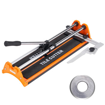 Vevor Manual Tile Cutter 17 Inch Porcelain Ceramic Tile Cutter With Tungsten Carbide Cutting Wheel Removable Scale Antiskid